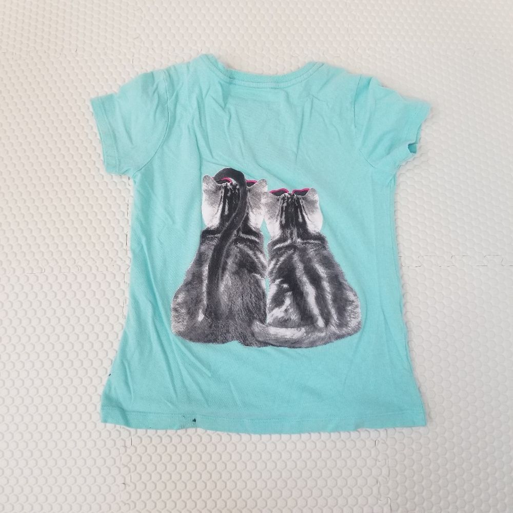 5/$30- Wonder Nation #Twinning Cat Shirt - Picture 4 of 6